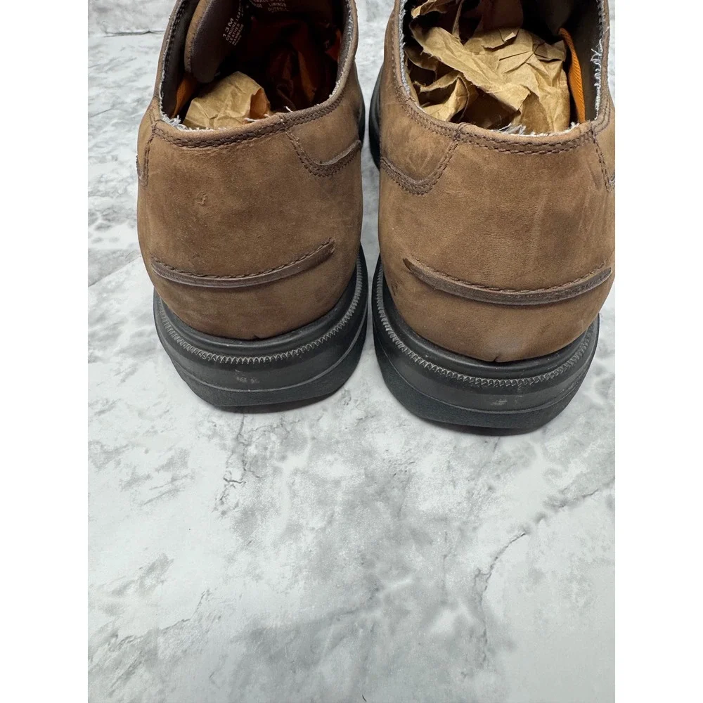 Timberland 🤑Waterproof Brown Leather Oxford Shoes‎ Mens 13M Lace Up Derby